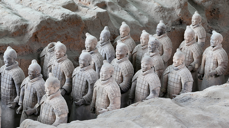 The Terracotta Army of Qin Shi Huang, First Emperor of China, in Xi’an